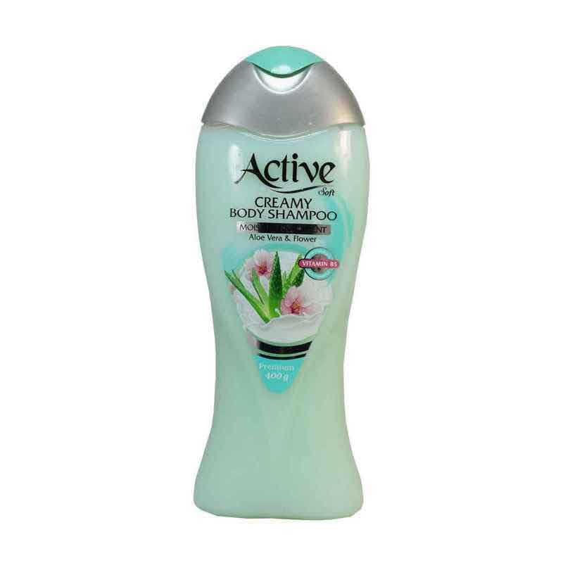 شامپو بدن کرمی اکتیو مدل Aloe Vera وزن 400 گرم