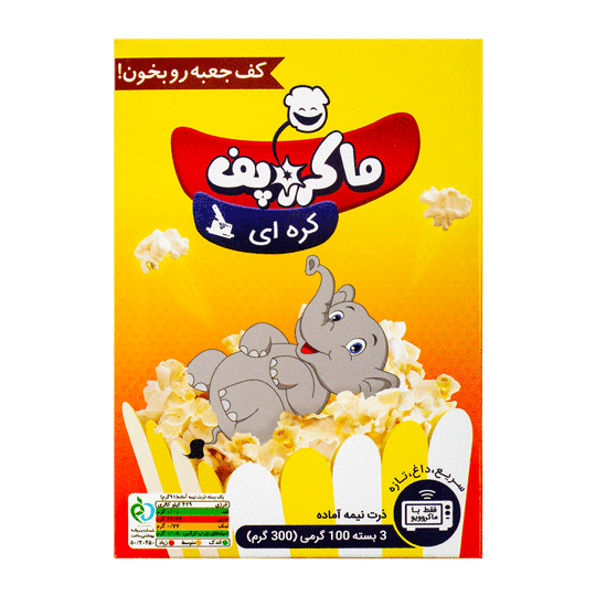 پفیلا کره ای 300گرمی ماکروپف