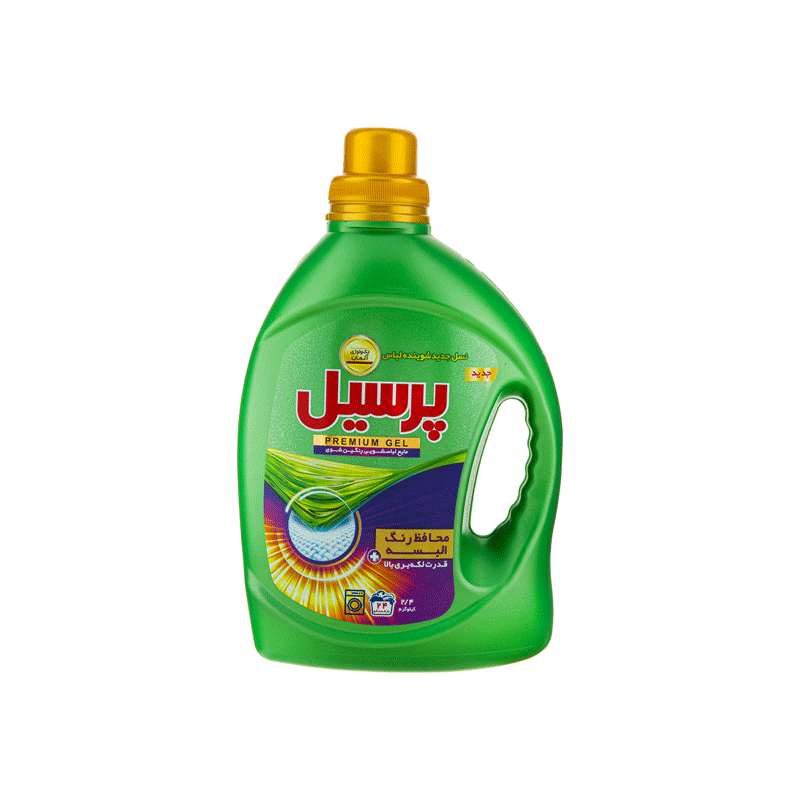مایع ماشین لباسشویی رنگین شوی پرمیوم 2400 گرم پرسیل