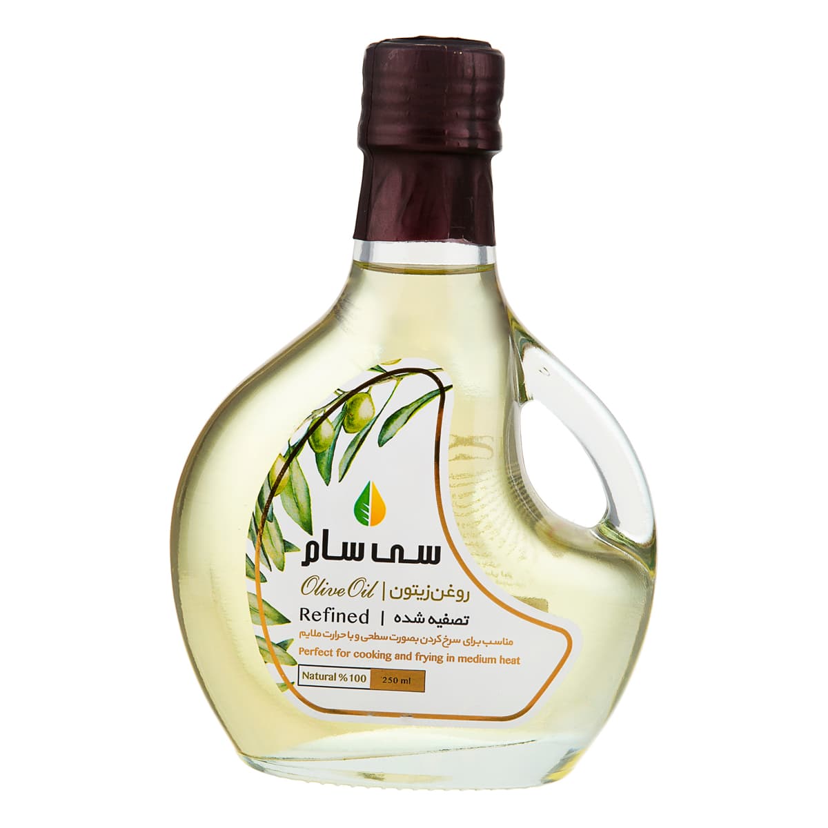روغن زیتون بدون بو تصفیه شده 250سی سی سی سام