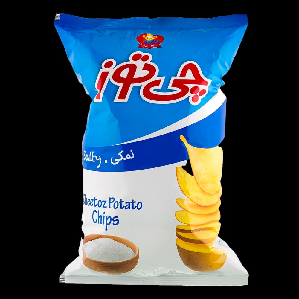 چیپس نمکی 150 گ چی توز