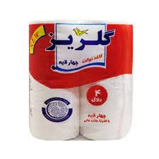 دستمال گلریز توالت 4 رول