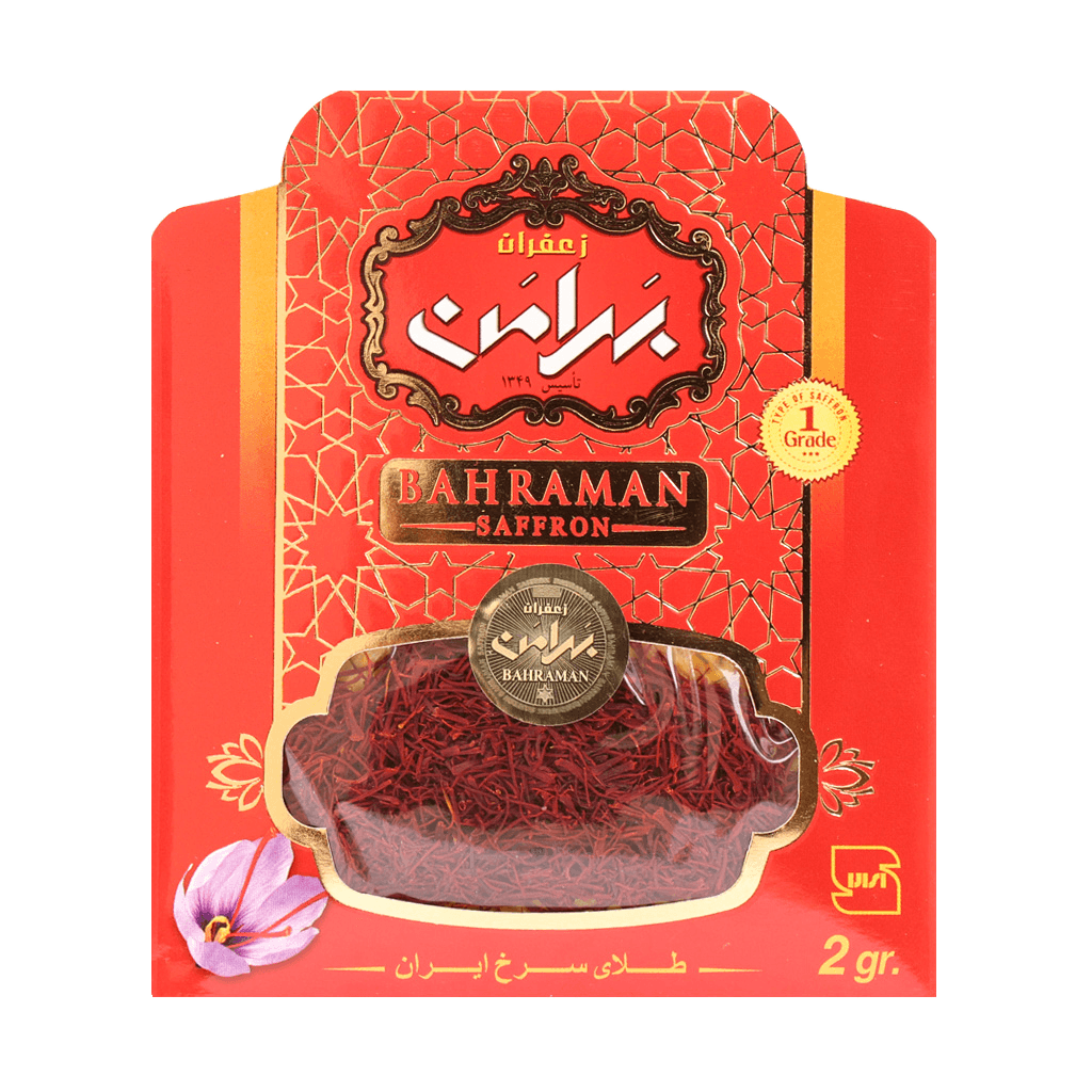 زعفران بهرامن وزن دو گرم