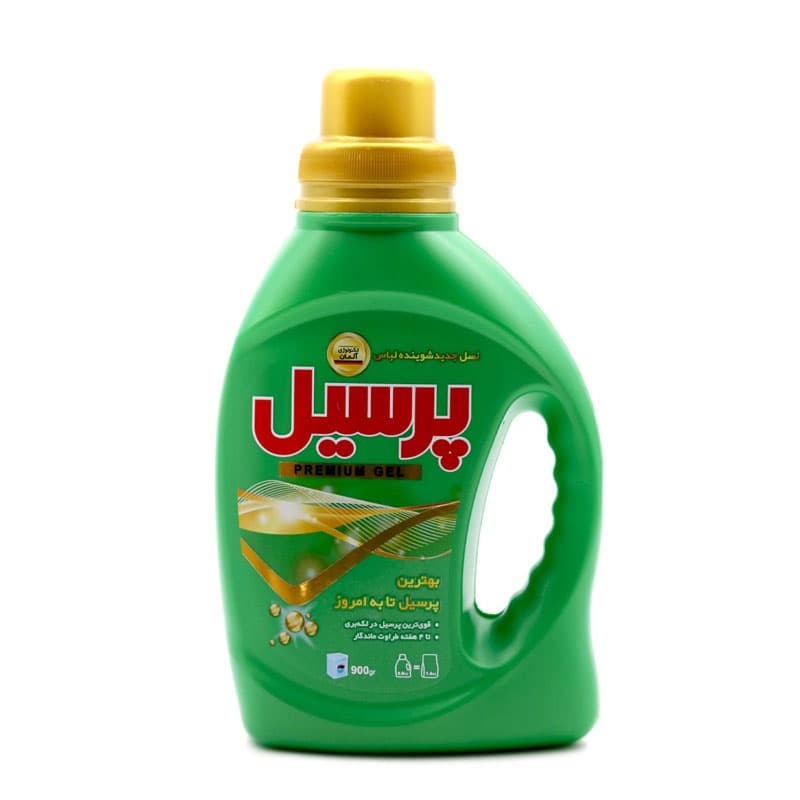 مایع ماشین لباسشویی رنگین شوی پرمیوم 900 گرم پرسیل