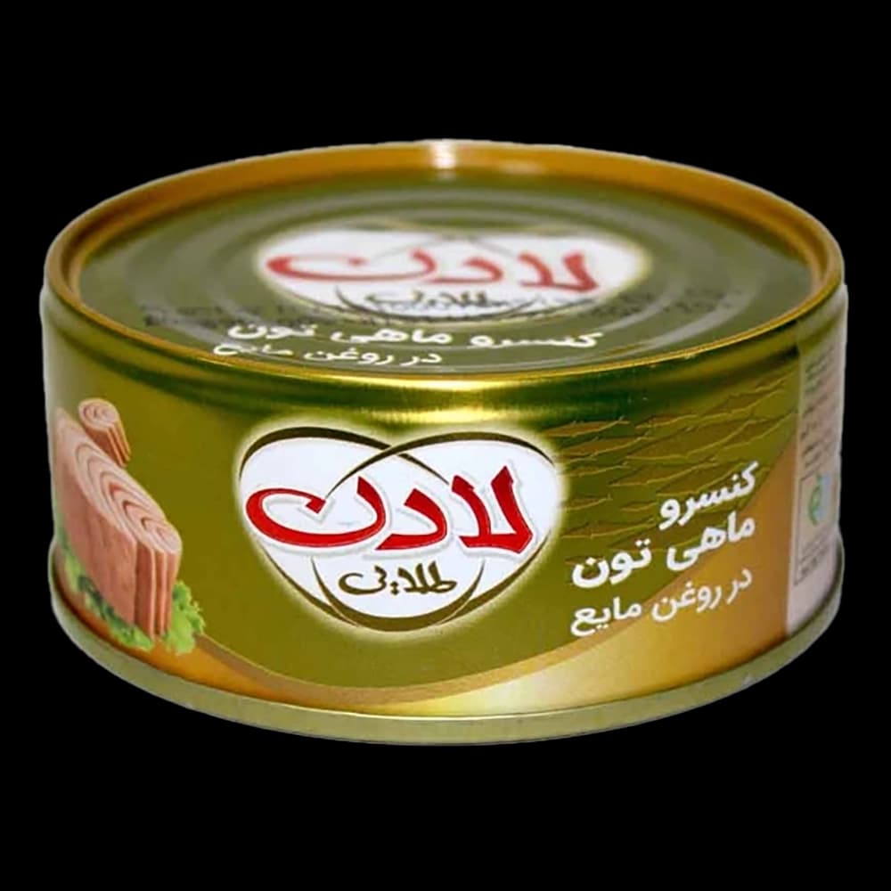 كنسرو ماهی تون در روغن مايع 120گرم لادن طلايی