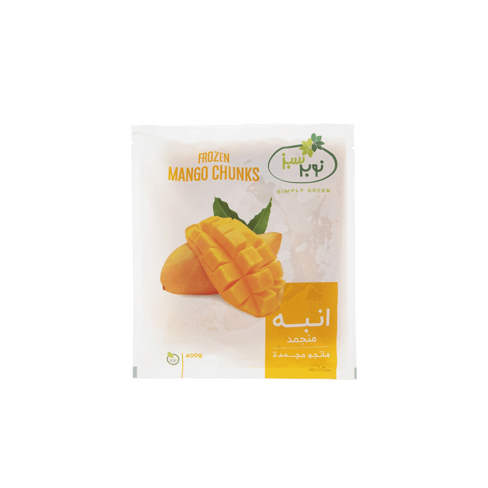 انبه مکعبی 20*20 بسته 400 گرم نوبر سبز