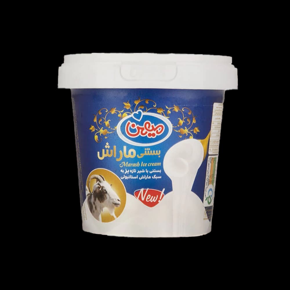 بستنی با شیر بز ماراش 450 گرم میهن