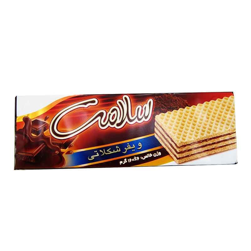 ویفر سلامت طعم  کاکایویی وزن 160 گرم
