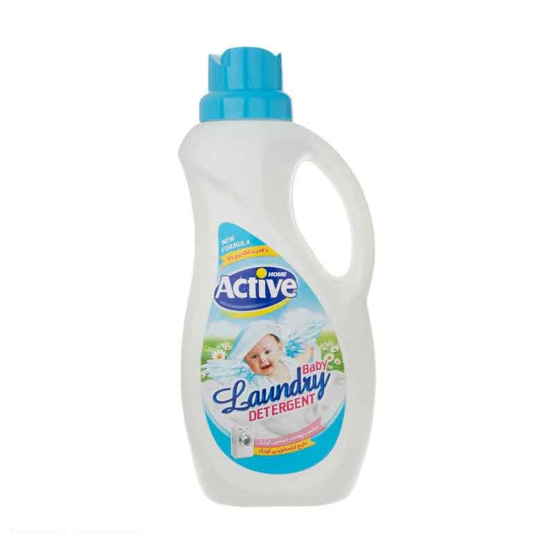 مایع لباسشویی اکتیو مخصوص کودک رنگ آبی وزن 1500 گرم