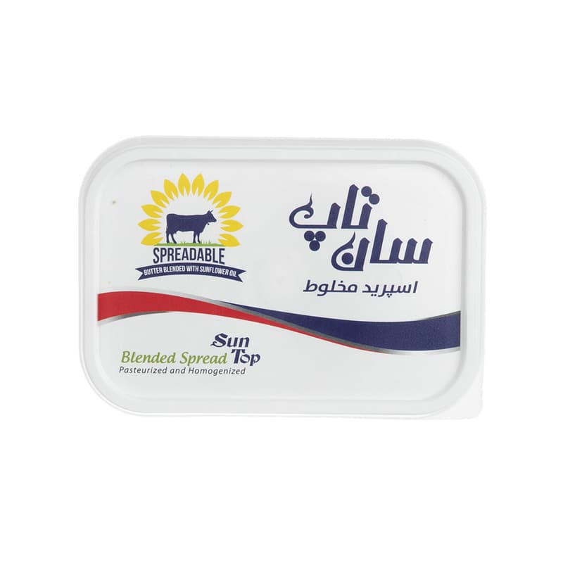کره اسپرید مخلوط کره حیوانی و روغن آفتابگردان 150 گرم سان تاپ