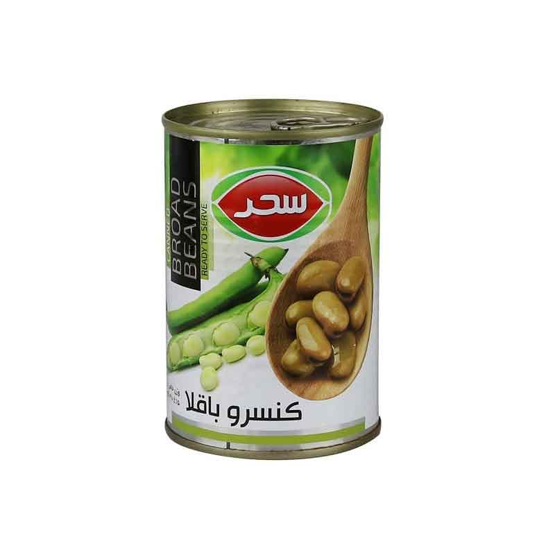 کنسرو باقلا با پوست سحر وزن  410 گرم