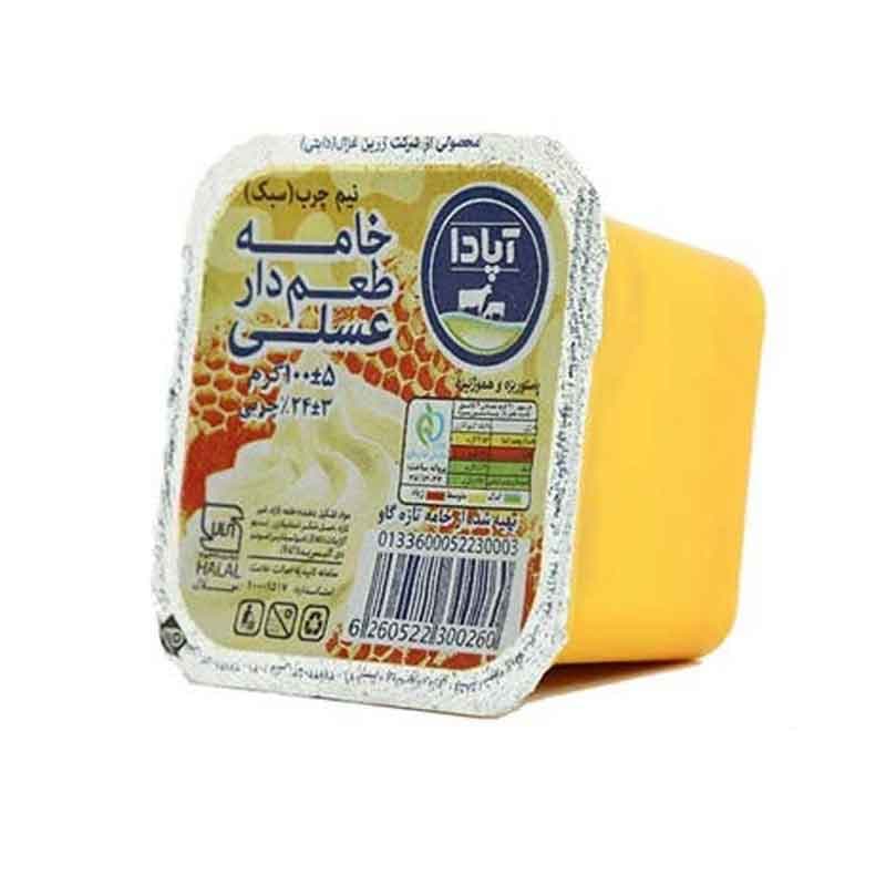 خامه عسلی آپادا وزن  100 گرم