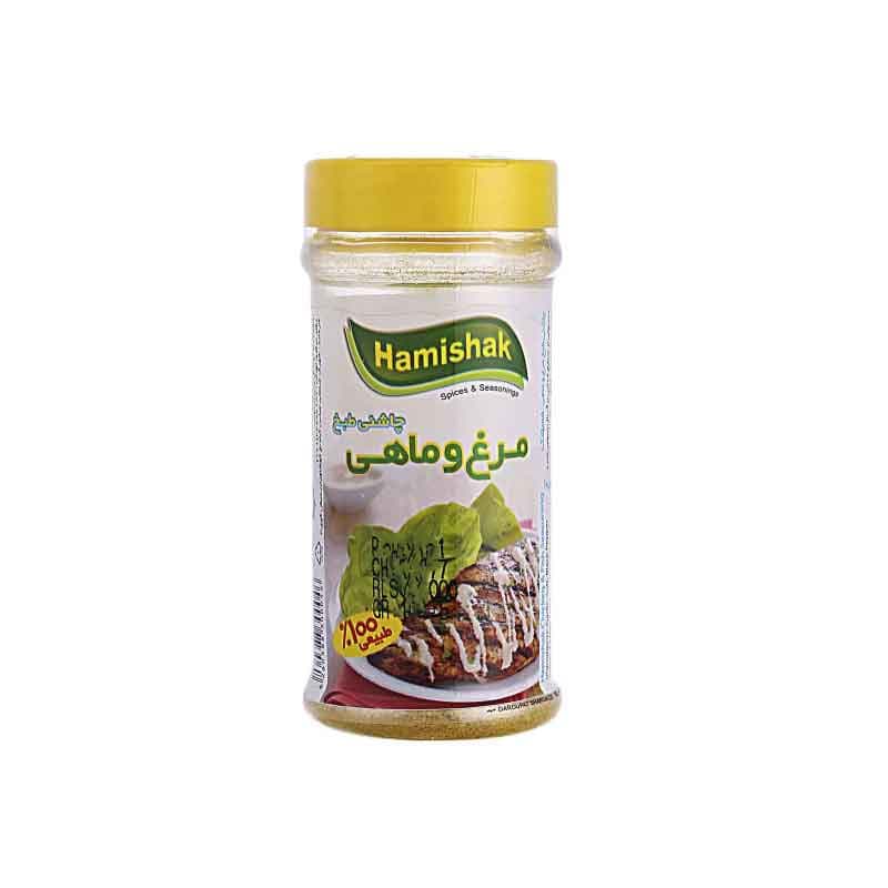 پودر چاشنی مرغ و ماهی همیشک وزن 100 گرم