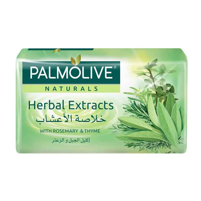 صابون رزماری و آویشن پالمولیو مدل Herbal Extracts رنگ سبز وزن 170 گرم
