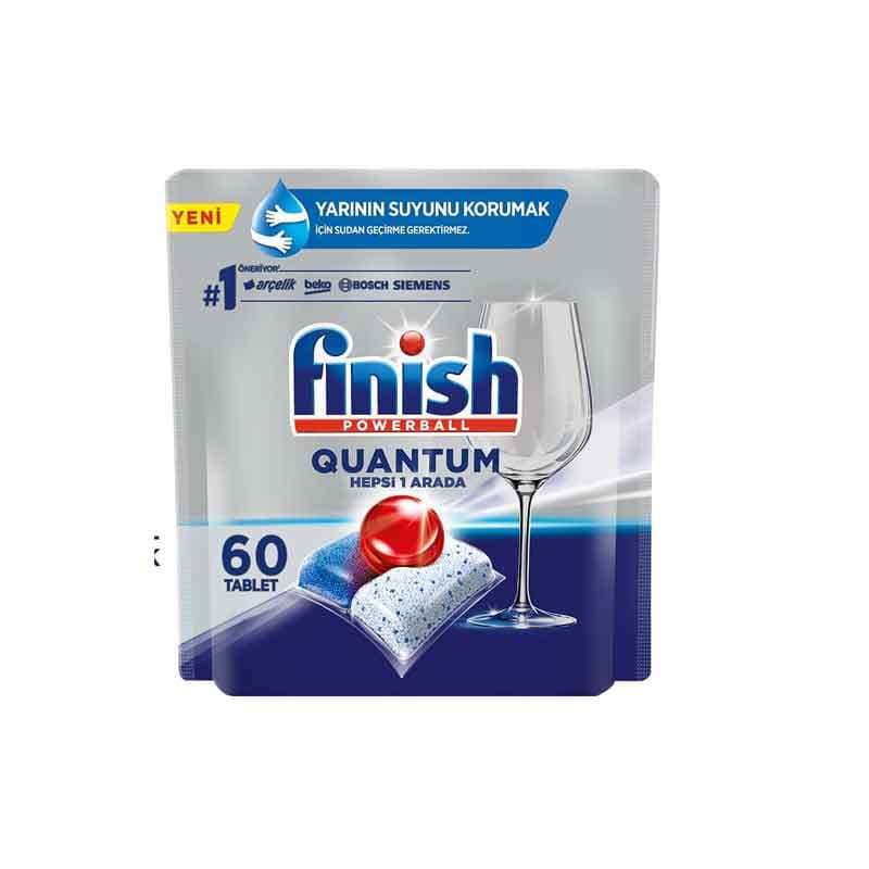 قرص ماشین ظرفشویی فینیش مدل پاوربال کوانتوم بسته 60 عددی