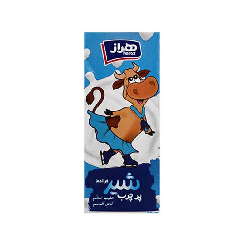 شیر ساده تتراپک پرچرب 200میل هراز