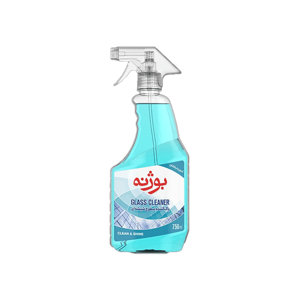 اسپری شیشه پاک کن آبی 500 میلی لیتر بوژنه