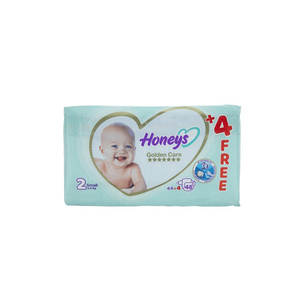 پوشک بچه سایز 2 دوبل کوچک 44 عددی هانیز