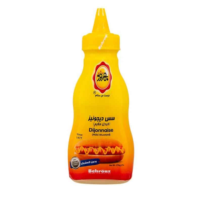 سس دیجونیز (خردل ملایم) بهروز وزن 270 گرم