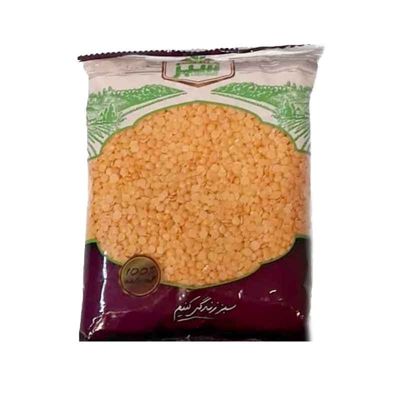 دال عدس کشت سبز وزن 450 گرم