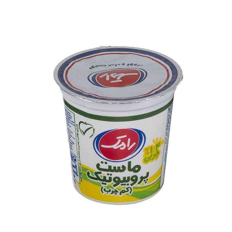 ماست پروبیوتیک رامک کم چرب وزن 900 گرم