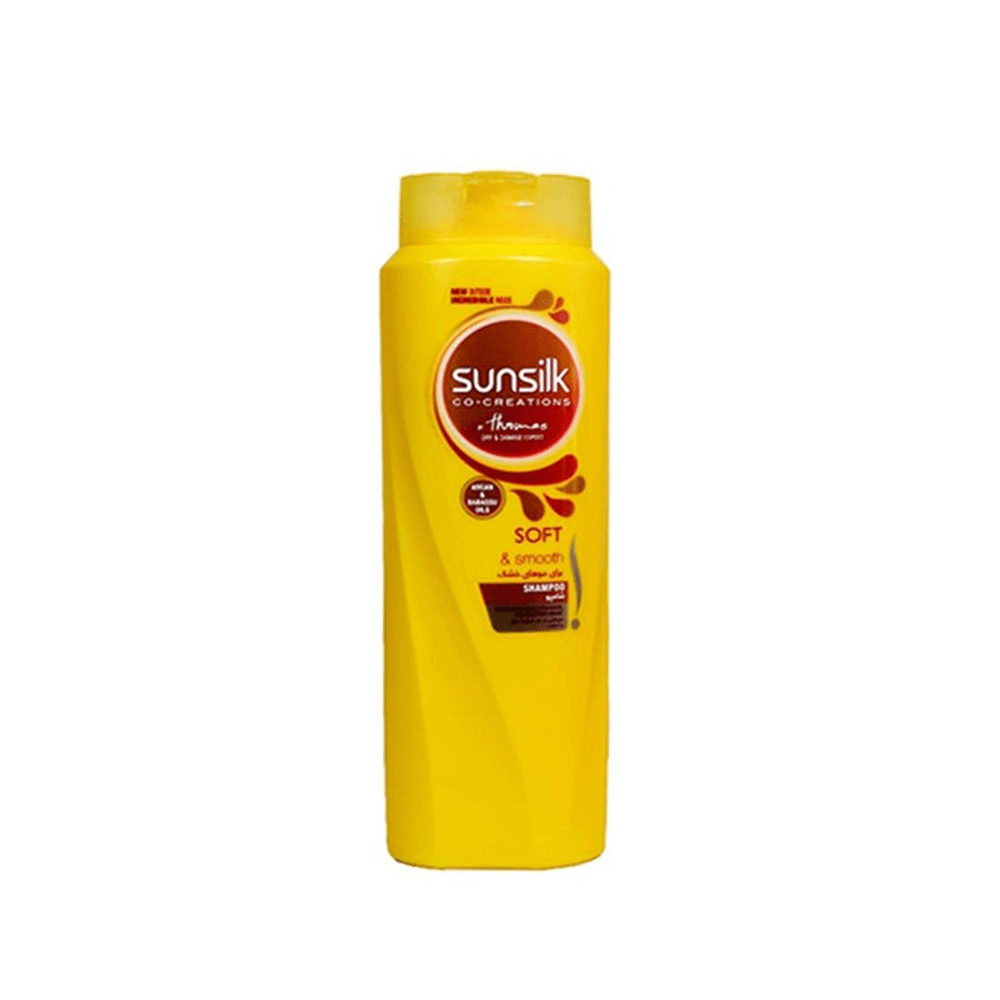 شامپو حجم دهنده و پر پشت کننده مو حاوی کراتین و روغن آرگان 600 میل سان سیلک