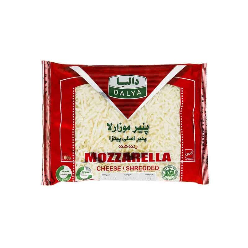 پنیر پیتزا رنده شده دالیا مدل موزارلا وزن 1 کیلو گرم