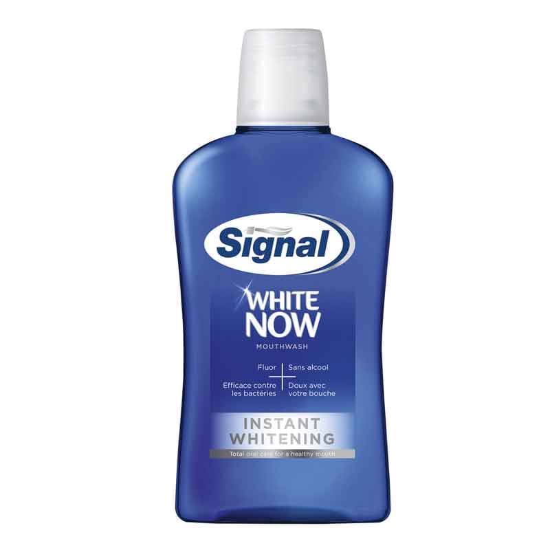 دهانشویه سفیدکننده سیگنال مدل وایت نو Signal White Now حجم 500 میلی لیتر