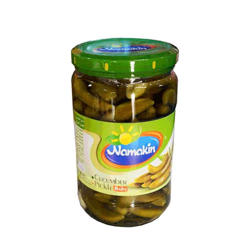خیارشور شیشه ویژه نمکین وزن 1000 گرم