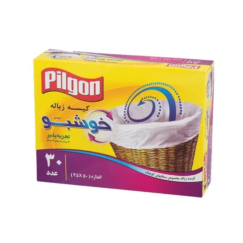 کیسه زباله خوشبو پیلگون سایز کوچک بسته 30 عددی