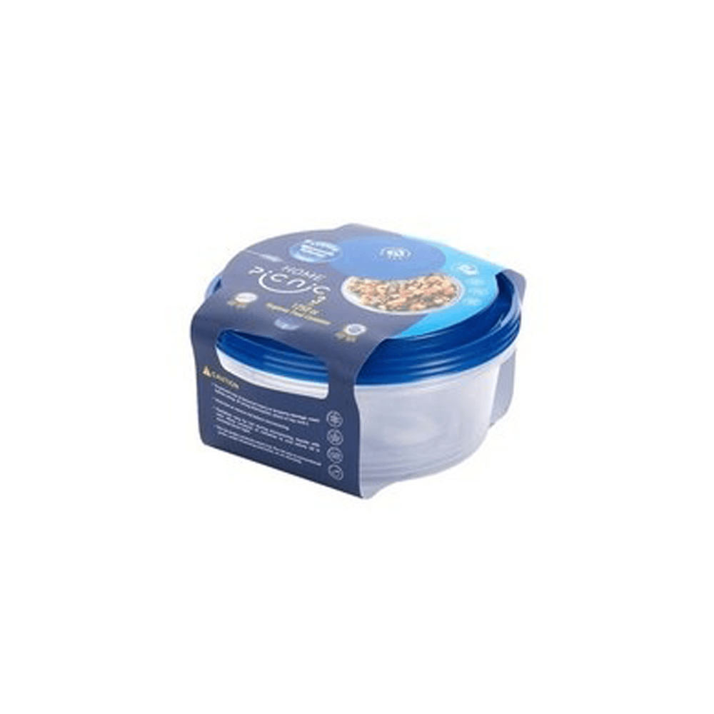 ظرف هات دلیوری 1250 میلی لیتر 3 عددی پیک نیک