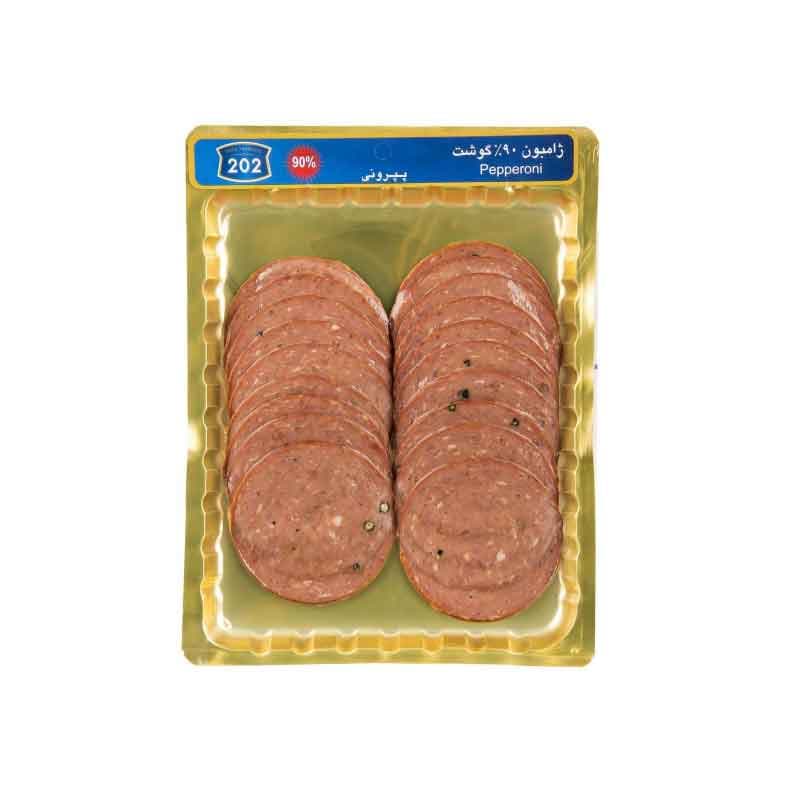 کالباس پپرونی 202 (90%) گوشت وزن 250 گرم