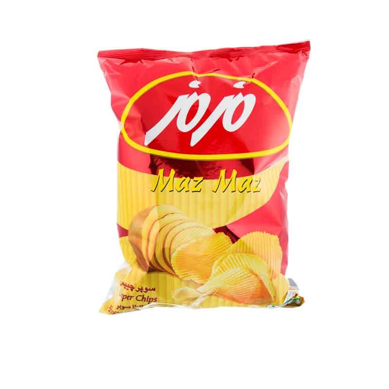 سوپر چیپس خانواده مزمز وزن 230 گرم