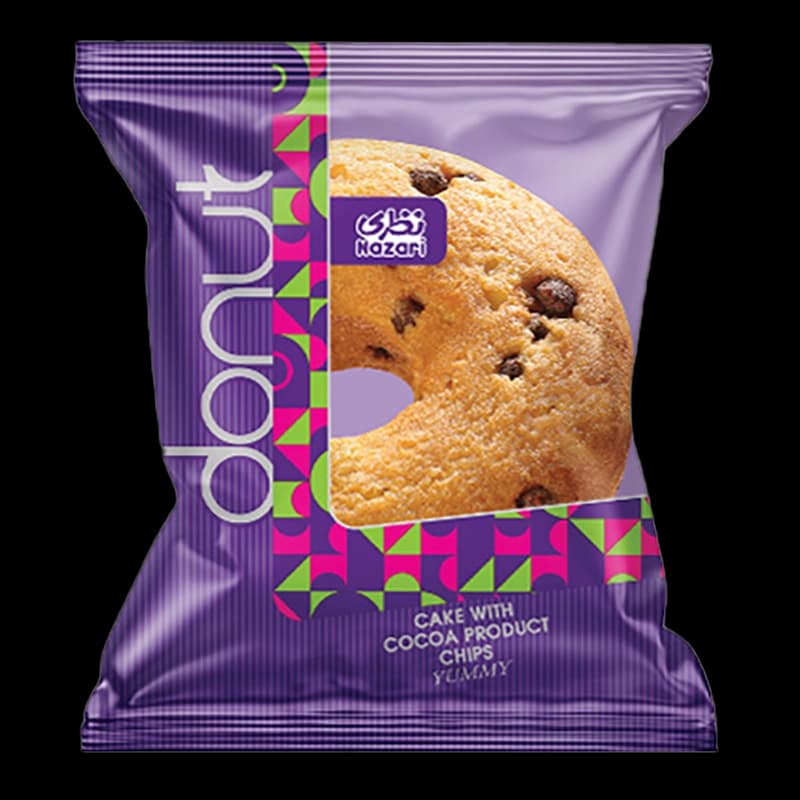 دونات حاوی چیپس شکلات 60 گرم نظری