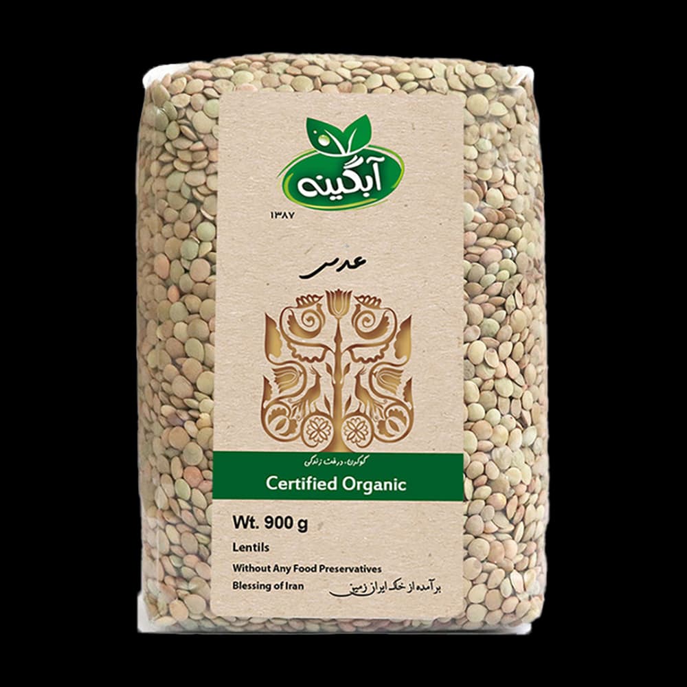 عدس 900 گرم آبگینه