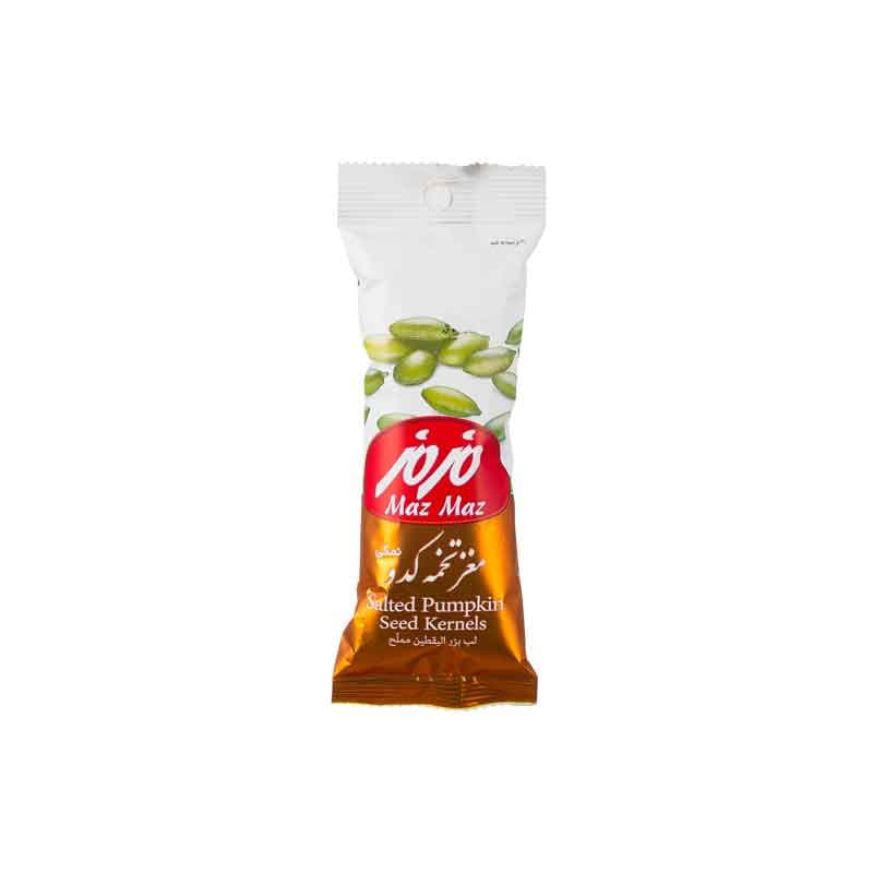 مغز تخمه کدو مزمز وزن 35 گرم