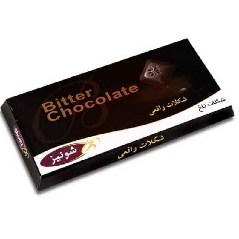 شکلات تلخ شونیز  وزن 100 گرم