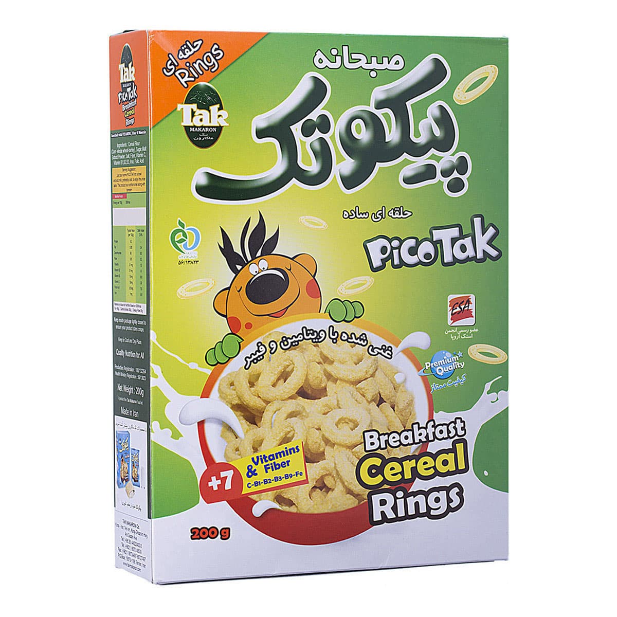 پیکوتک صبحانه 200گ حلقه ای ساده