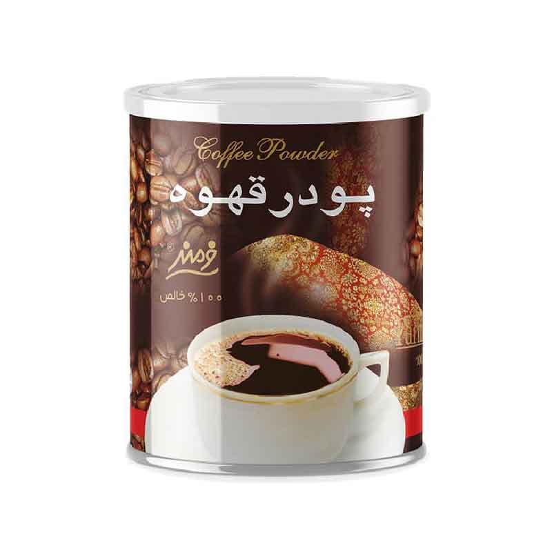 پودر قهوه  فرمند دارای قوطی فلزی وزن 100 گرم