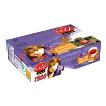 بیسکوییت زعفرانی1300گرم خانوده فرخنده
