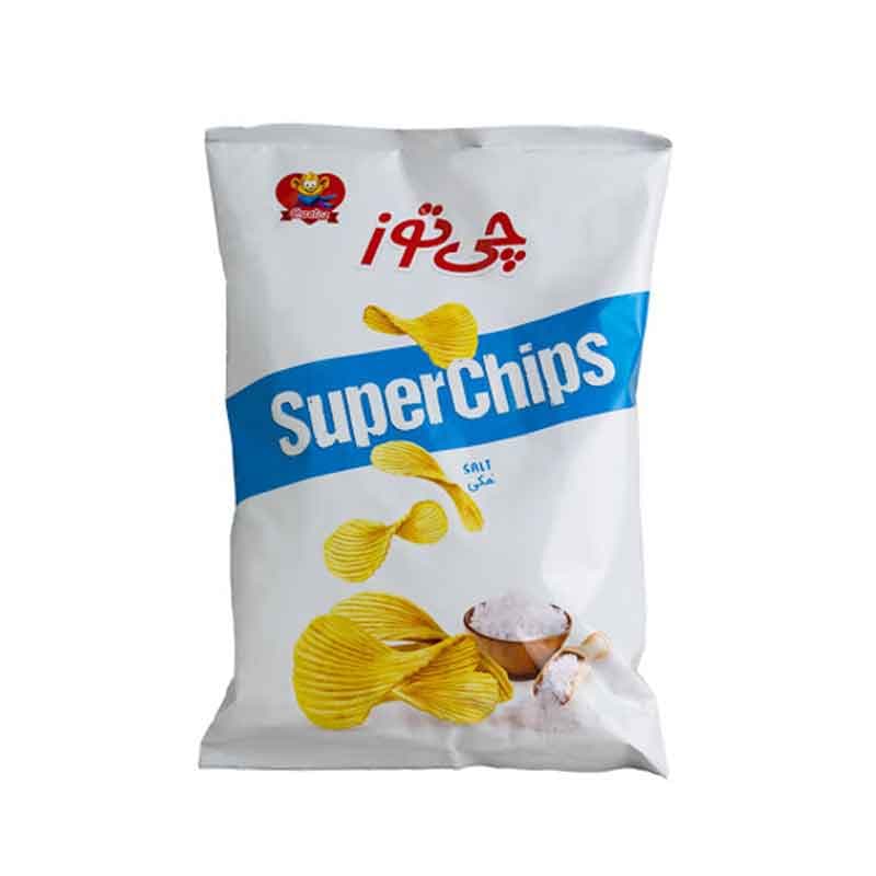سوپر چیپس چی توز طعم نمکی وزن 95 گرم