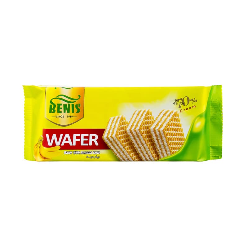 ویفر موز 85گرم بنیس