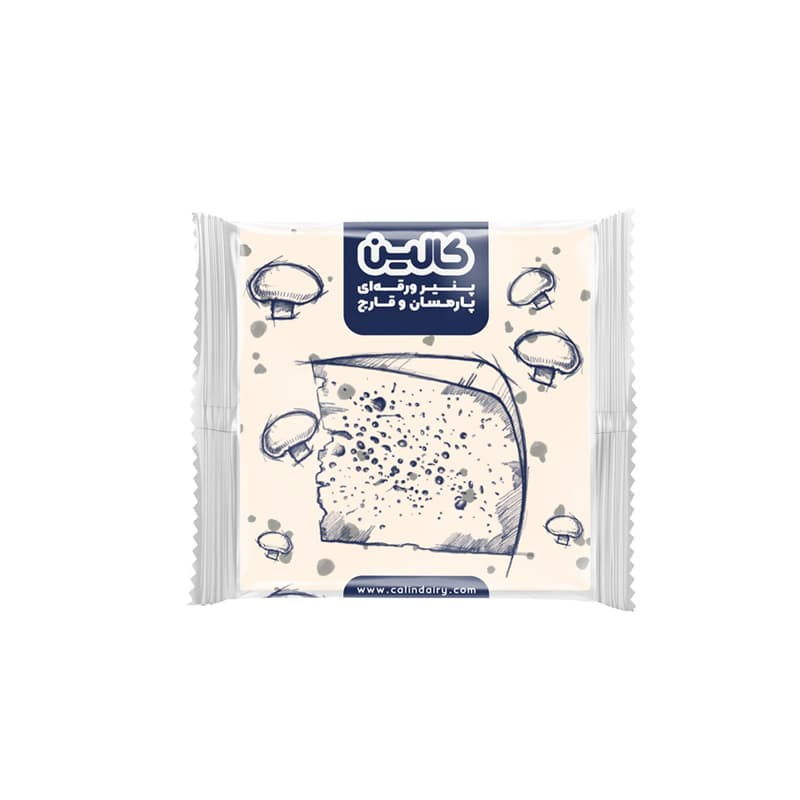 پنیر ورقه ای پارمسان و قارچ 150 گرم کالین