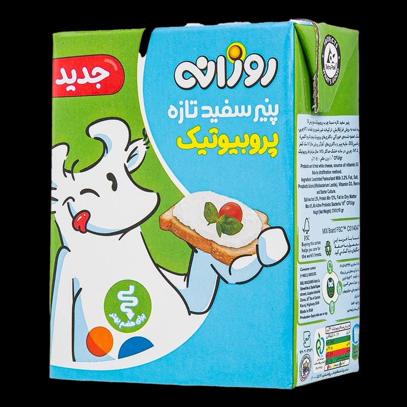 پنیر سفید پروبیوتیک 210 گرم روزانه