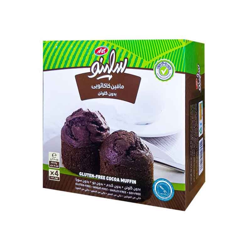 مافین شکلاتی کاله فاقد گلوتن  بسته 4 عددی