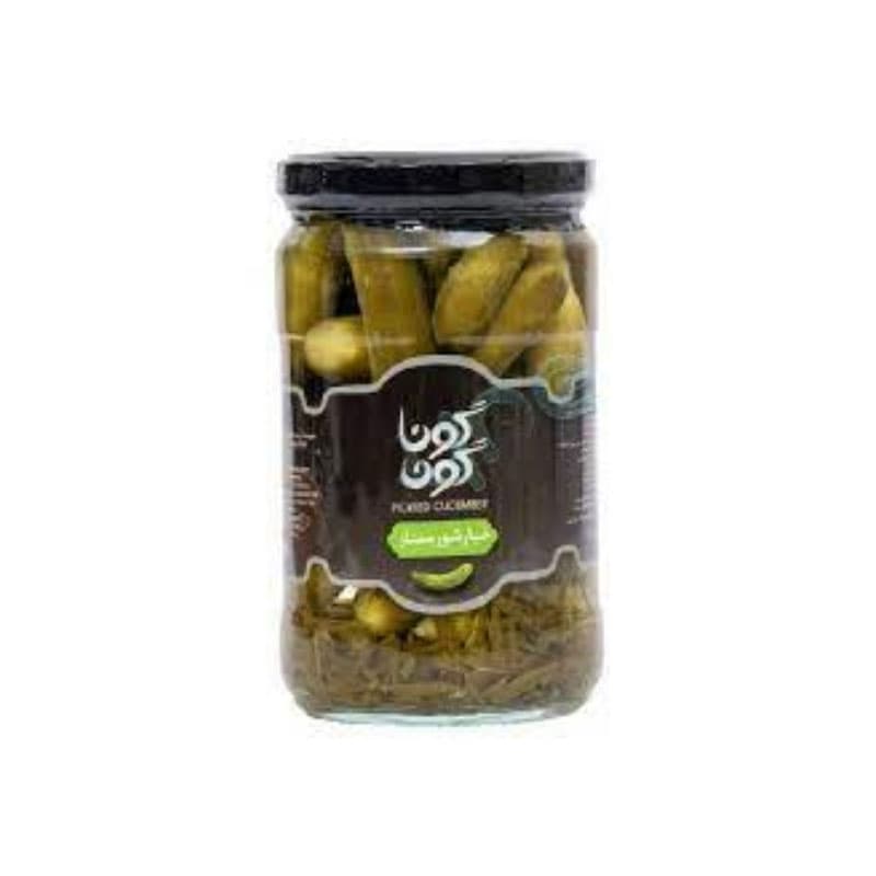 خیارشور درجه یک گوناگون وزن 1360 گرم