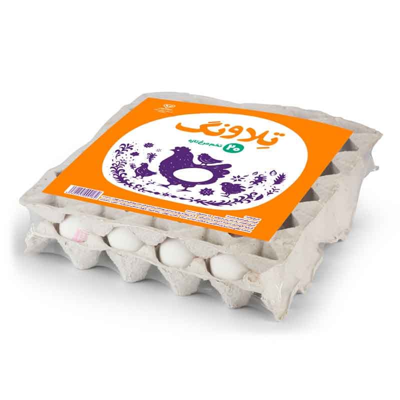 تخم مرغ تلاونگ بسته  20 عددی
