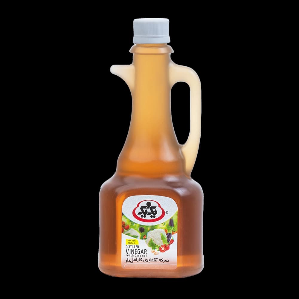 سرکه تقطیری کارامل دار 500 میل یک و یک