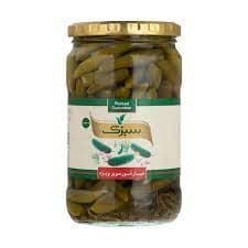 خیارشور درجه یک سبزک وزن 700گرم