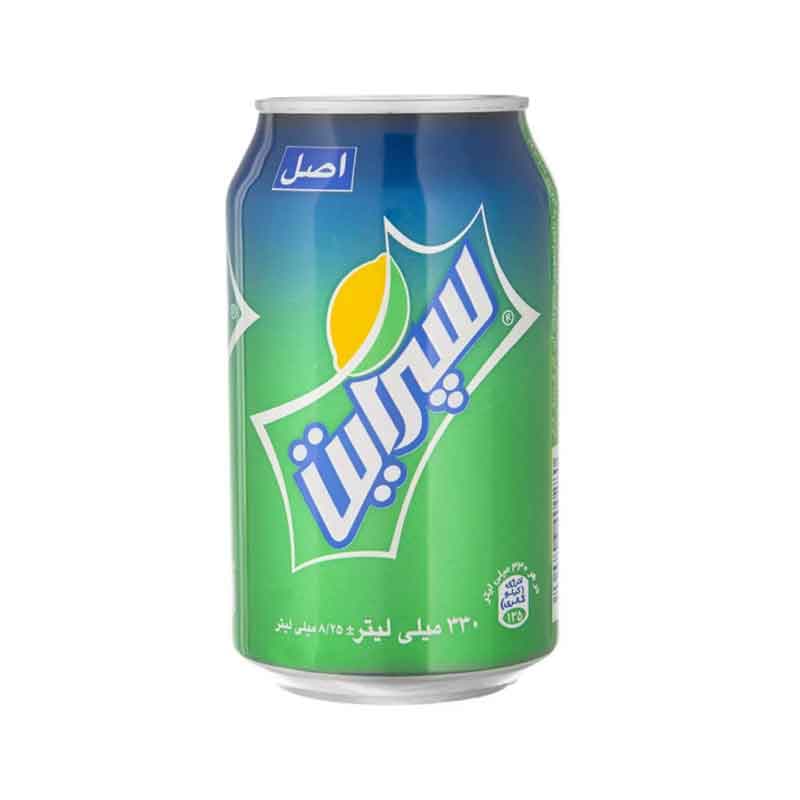 نوشابه قوطی سپرایت حجم 330 میلی لیتر